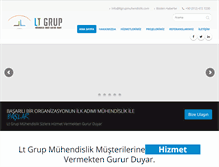 Tablet Screenshot of ltgrupmuhendislik.com